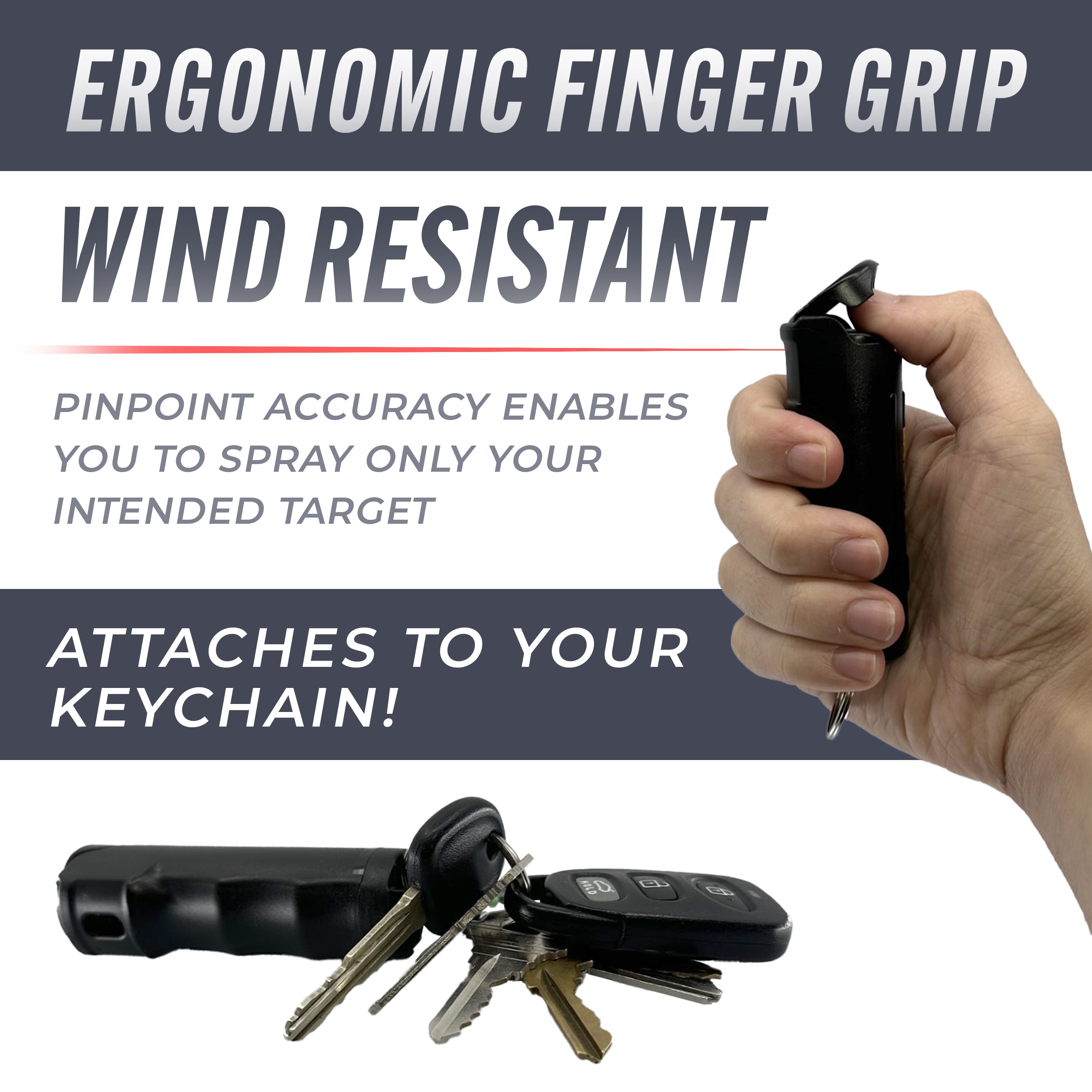 Streetwise Sticky Gel Pepper Spray - Tophatter Daily Deals