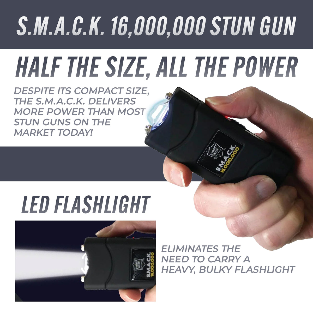 SMACK 16,000,000* Stun Gun Stun Gun - Tophatter Daily Deals
