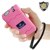 Streetwise Small Fry Stun Gun Flashlight Holster w/ Built-In Wall Charger Pink SD-StunGun - Tophatter Daily Deals