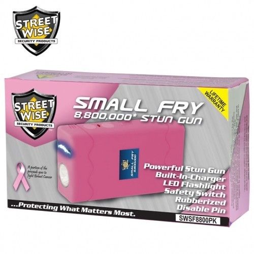 Streetwise Small Fry Stun Gun Flashlight Holster w/ Built-In Wall Charger SD-StunGun - Tophatter Daily Deals