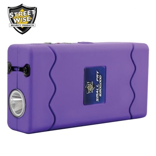 Streetwise Small Fry Stun Gun Flashlight Holster w/ Built-In Wall Charger SD-StunGun - Tophatter Daily Deals