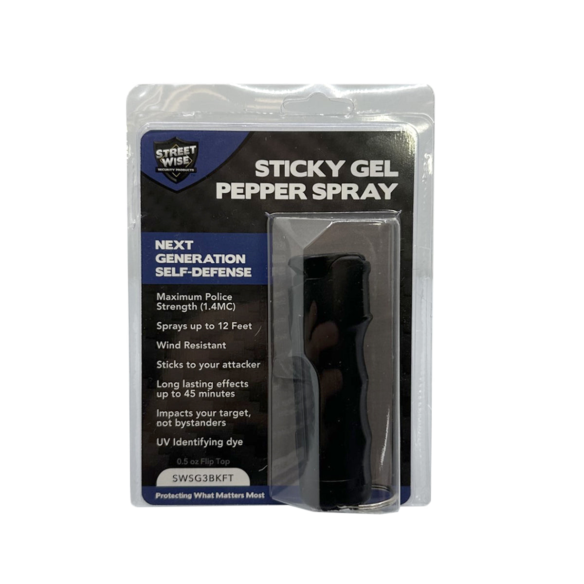 Streetwise Sticky Gel Pepper Spray - Tophatter Daily Deals