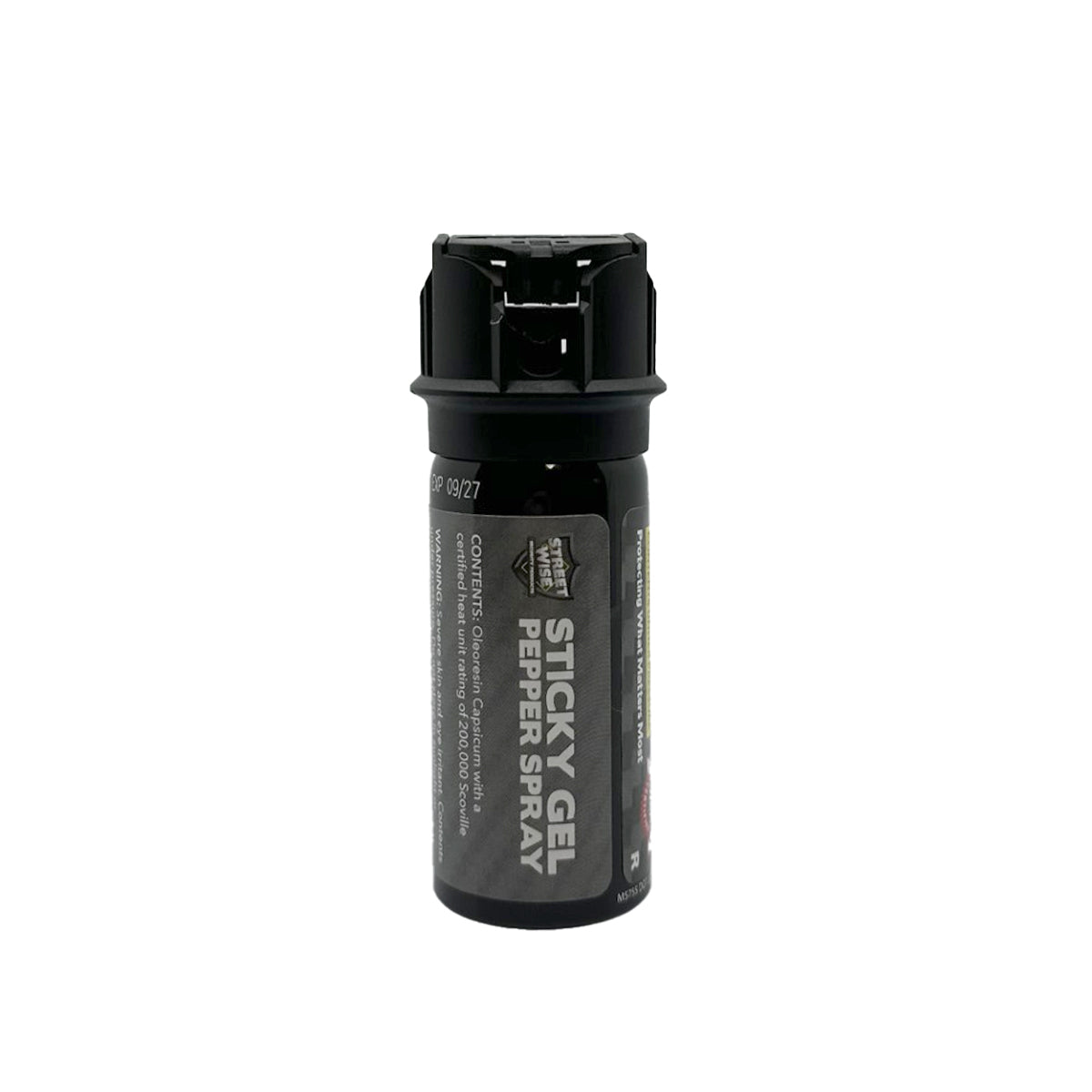 Streetwise Sticky Gel Pepper Spray 2oz Black - Tophatter Daily Deals