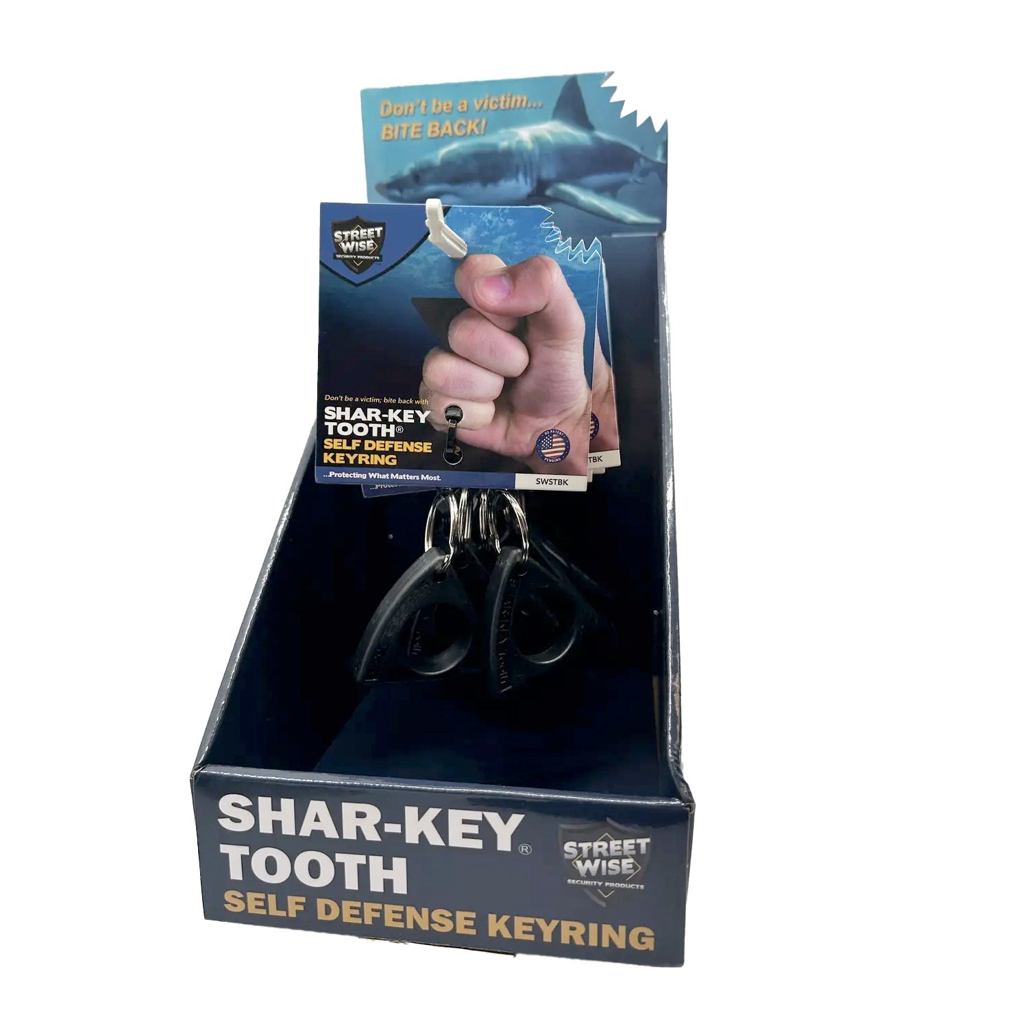 Streetwise Shar-Key Tooth Display Keychain - Tophatter Daily Deals