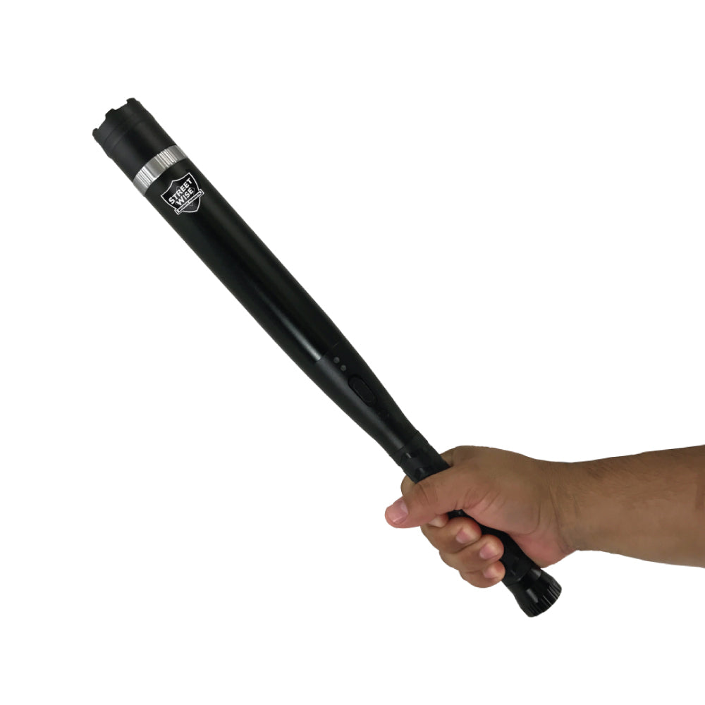 Triple Defender 27,000,000* Stun Baton Flashlight Stun Baton - Tophatter Daily Deals