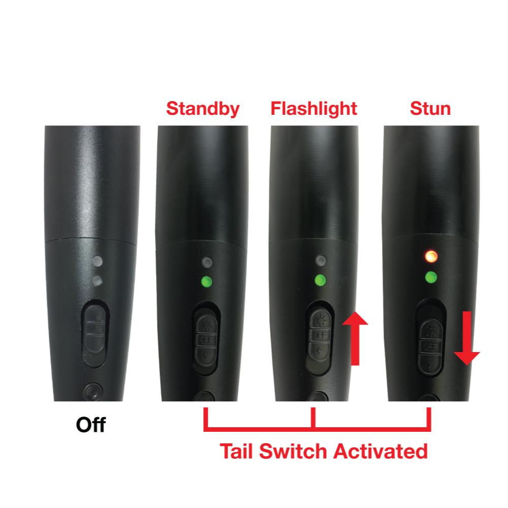 Triple Defender 27,000,000* Stun Baton Flashlight Stun Baton - Tophatter Daily Deals
