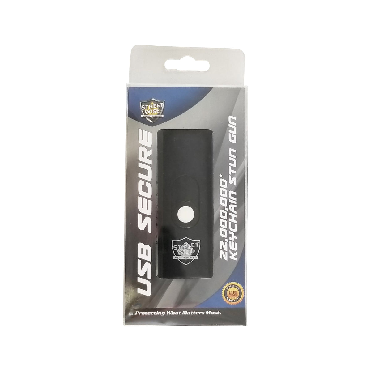 USB Secure 22,000,000* Keychain Stun Gun Stun Gun - Tophatter Daily Deals