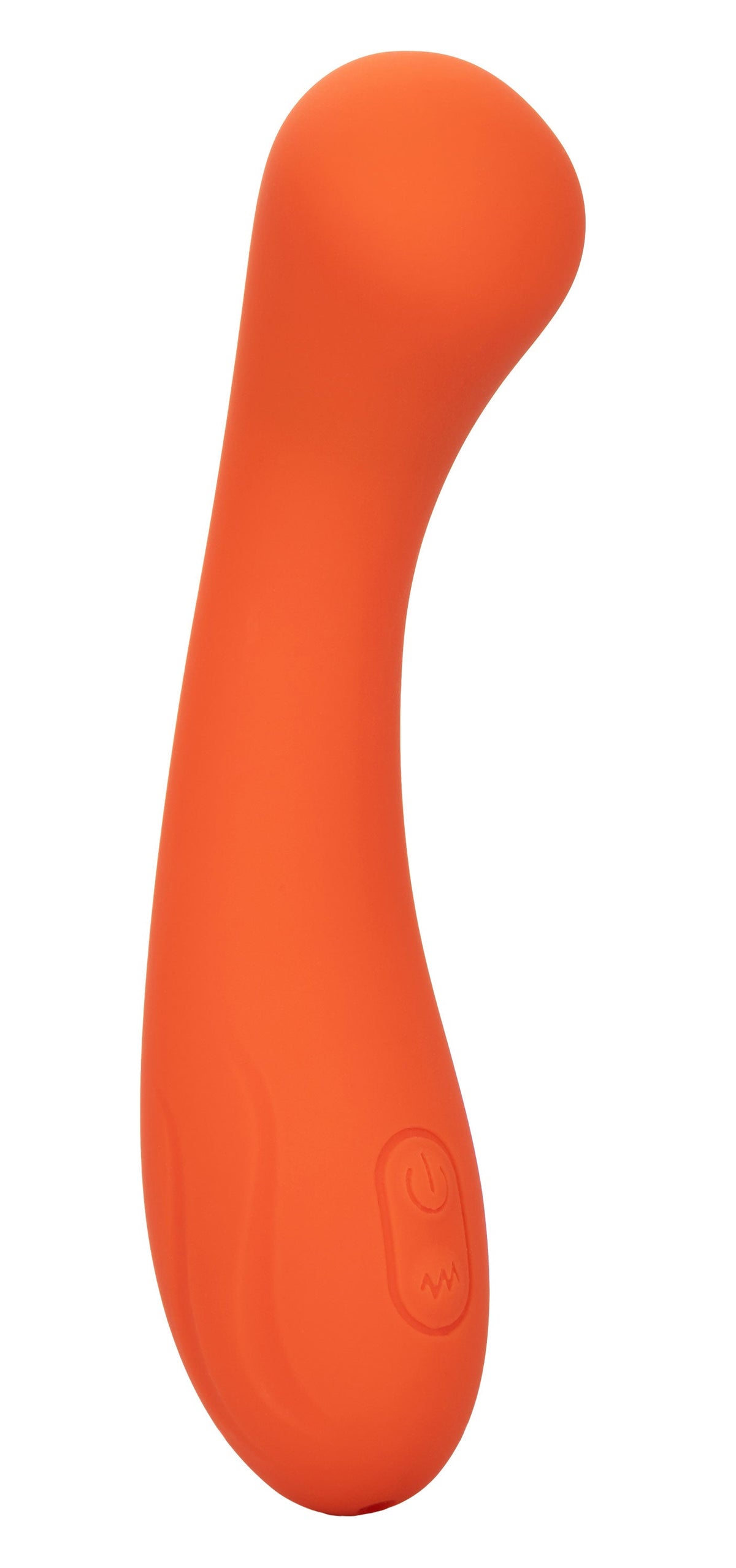 Stella Liquid Silicone G-Wand Vibrator in Orange with Flexible Neck and 12 Vibration Functions > Sex Toys For Ladies > G-Spot Vibrators - Tophatter Daily Deals