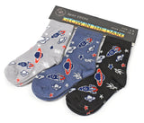 6-Pairs Kids Glow in the Dark Socks Space Everything Else - Tophatter Daily Deals