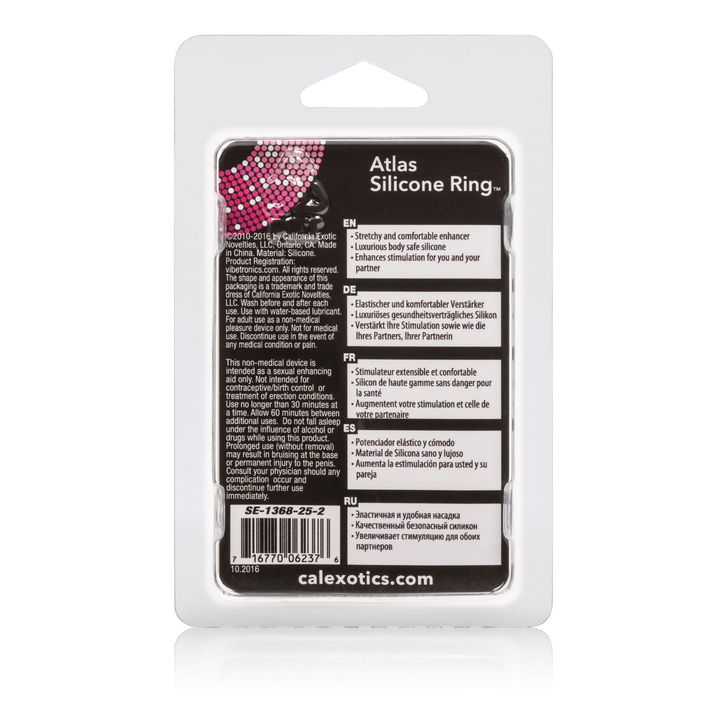 Atlas Black Silicone Cock Ring for Comfort and Stamina > Cock Ring > Single - Tophatter Daily Deals