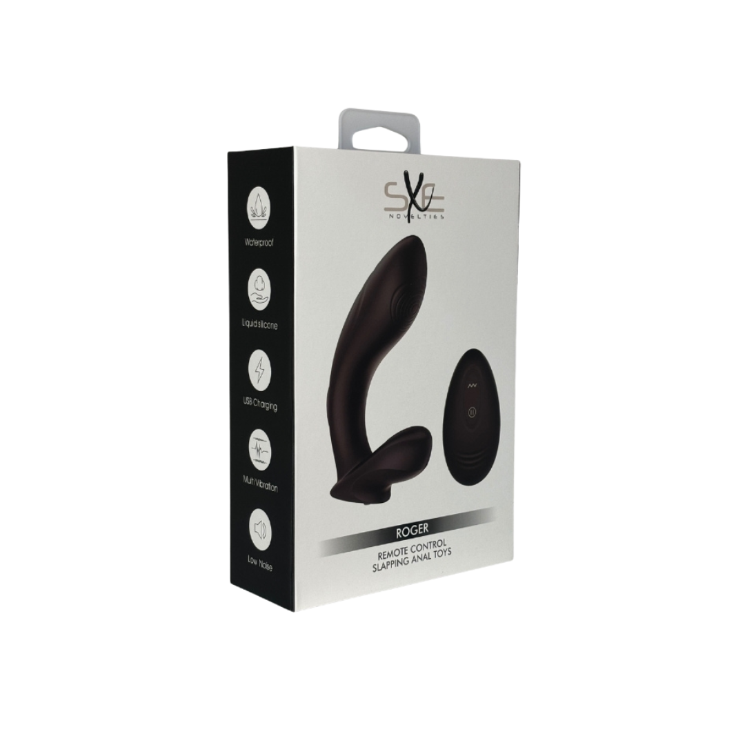 Roger Remote Control Slapping Prostate Massager – Remote-Controlled Toy > Anal Range > Prostate Plugs - Tophatter Daily Deals