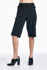 Larry Levine Black Stretch Dress Shorts Black Shorts - Tophatter Daily Deals