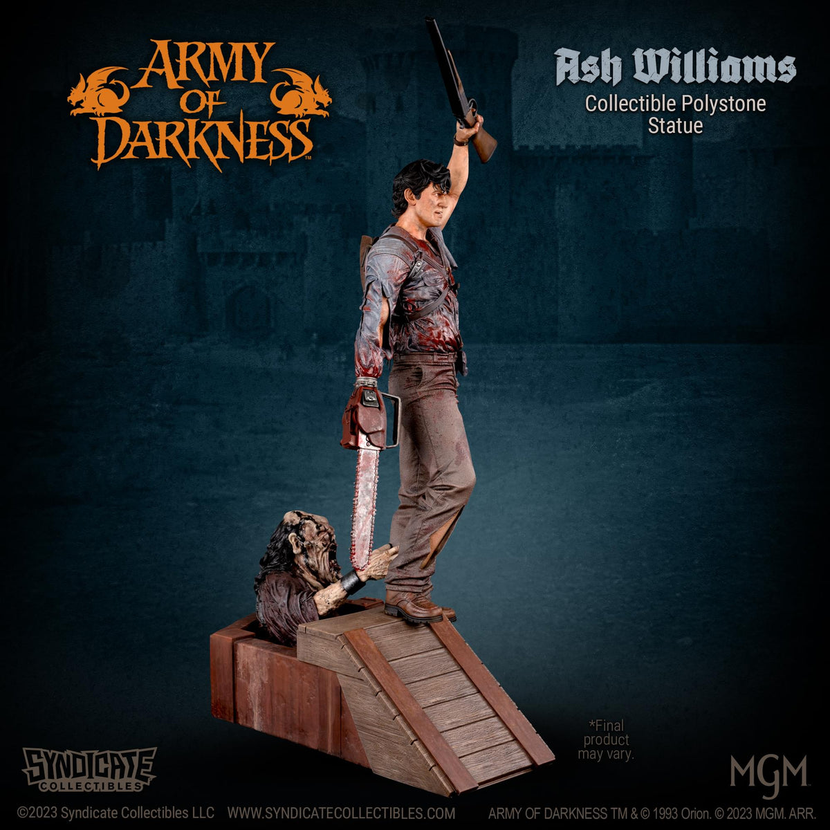 Army of Darkness – Ash Williams 1:4 Scale Statue | Syndicate Collectibles Statue - Tophatter Daily Deals