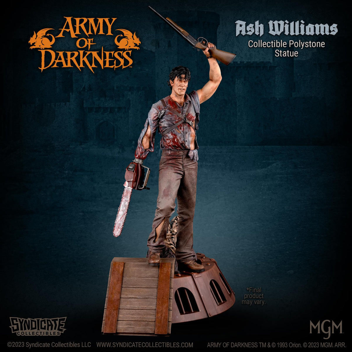 Army of Darkness – Ash Williams 1:4 Scale Statue | Syndicate Collectibles Statue - Tophatter Daily Deals