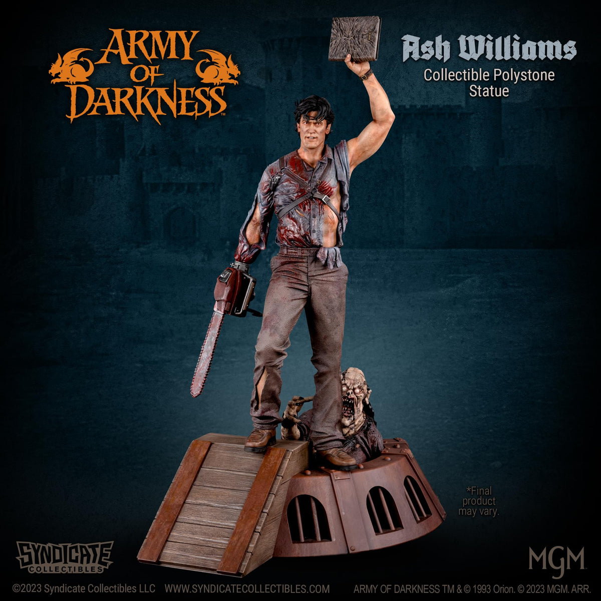 Army of Darkness – Ash Williams 1:4 Scale Statue | Syndicate Collectibles Statue - Tophatter Daily Deals