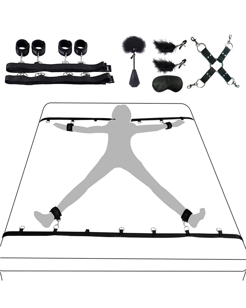SM Bed Restraint Set, 5-Piece Kit Avidlove-Accessory - Tophatter Daily Deals