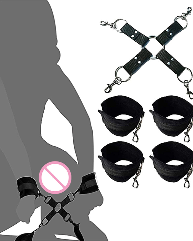 SM Bed Restraint Set, 5-Piece Kit Avidlove-Accessory - Tophatter Daily Deals