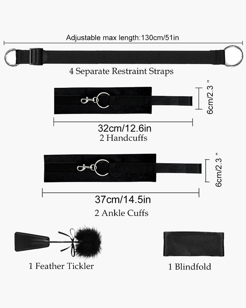 SM Sex Toys Bed Restraint Band Avidlove-Accessory - Tophatter Daily Deals
