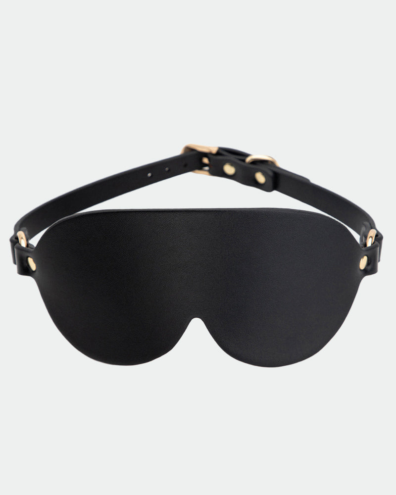 SM Supplies Leather Sunshade Eye Mask Black One Size Avidlove-Accessory - Tophatter Daily Deals