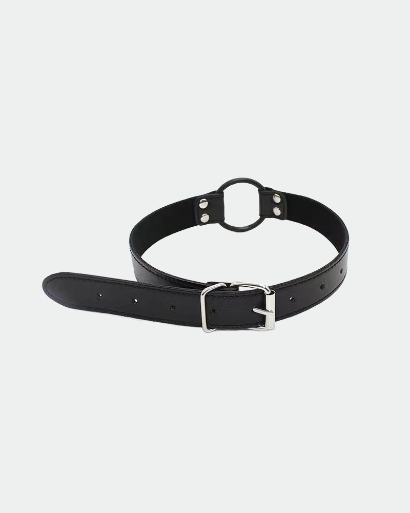 SM Supplies Leather Handcuffs Neck Collar With Chain Avidlove-Accessory - Tophatter Daily Deals