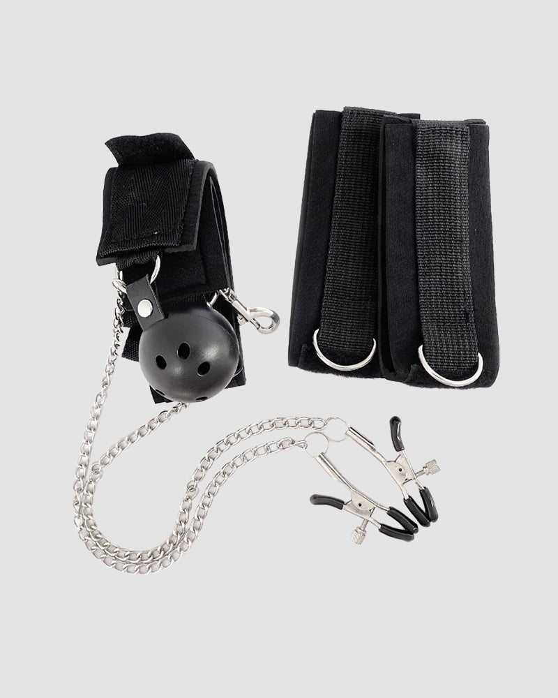 SM Supplies Back Handcuffs Gag Clip Chain Avidlove-Accessory - Tophatter Daily Deals