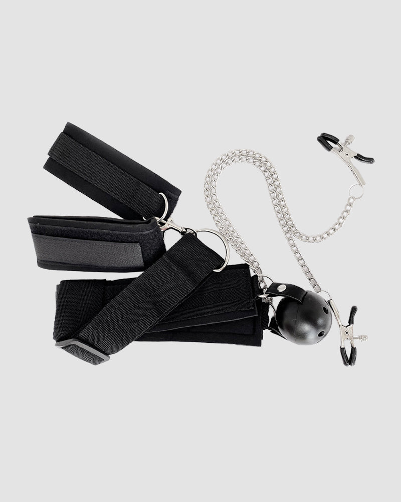 SM Supplies Back Handcuffs Gag Clip Chain Avidlove-Accessory - Tophatter Daily Deals