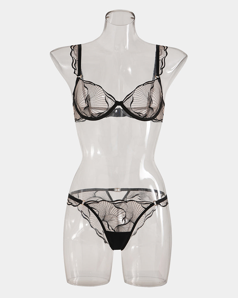 Ruffle Shoulder Strap Bra Avidlove-Bra - Tophatter Daily Deals
