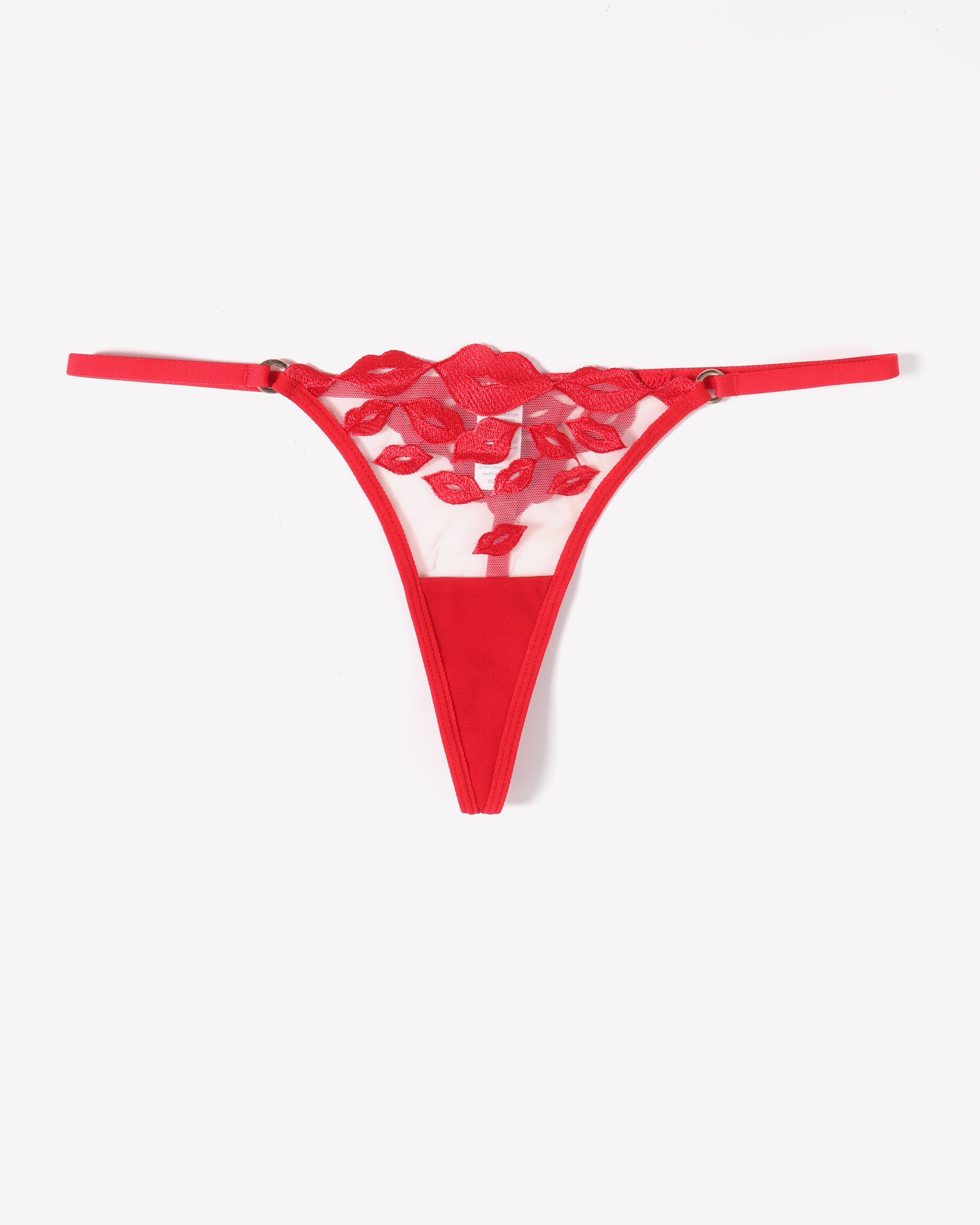 Kiss Print Embroidery Panty Avidlove-Panty - Tophatter Daily Deals