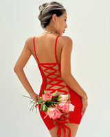 2 Packs Backless Lace-Up Mini Dresses Avidlove-Chemises - Tophatter Daily Deals