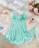 【M】Limited Light Green Asymmetric Babydoll Light Green M Avidlove-Babydolls - Tophatter Daily Deals