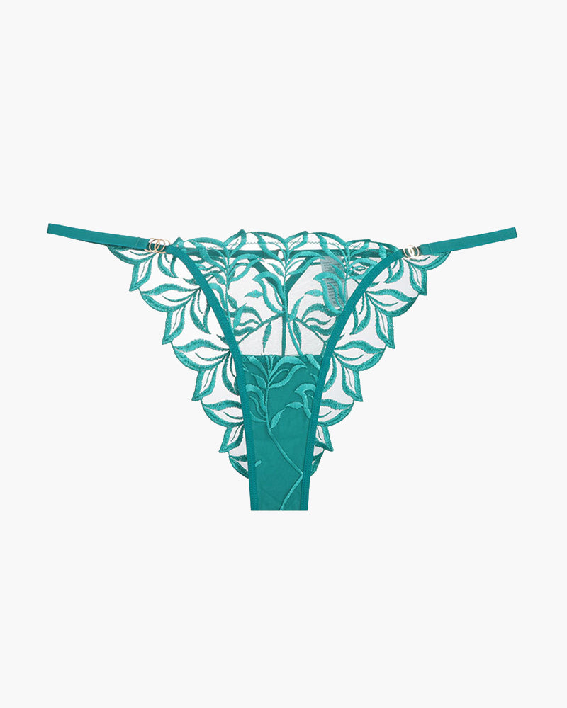 Embroidered Lace Panty Green Avidlove-Panty - Tophatter Daily Deals