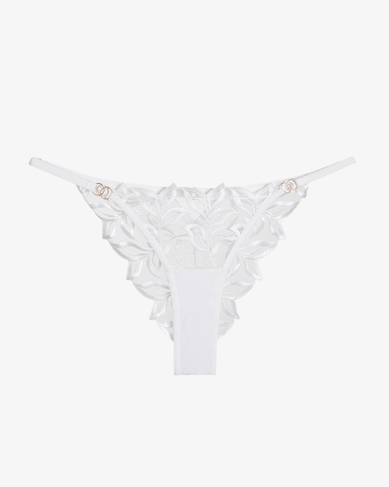 Embroidered Lace Panty White Avidlove-Panty - Tophatter Daily Deals