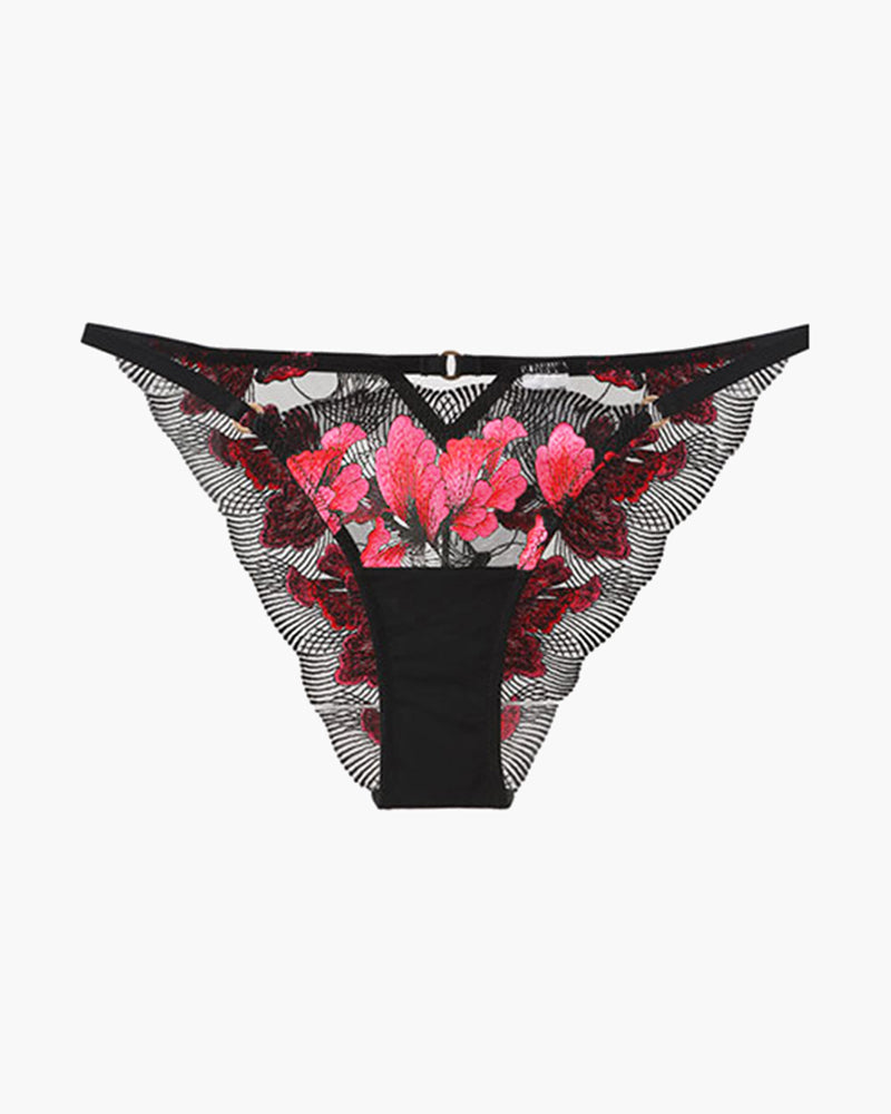 【L】Embroidered Maple Leaf Panty Red Avidlove-Panty - Tophatter Daily Deals