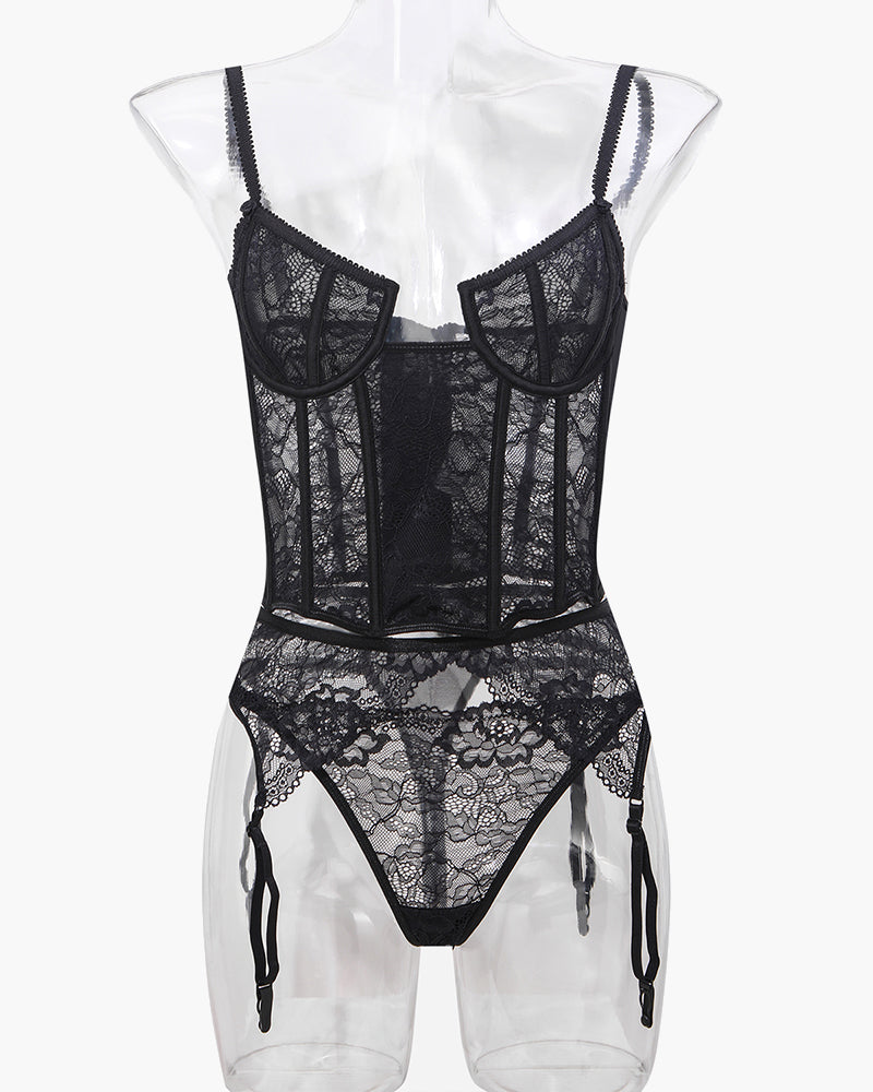 Push Up Corset Bra and Panty Sets Avidlove-Bra Sets - Tophatter Daily Deals