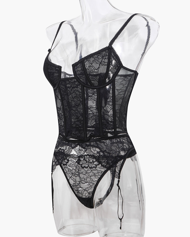 Push Up Corset Bra and Panty Sets Avidlove-Bra Sets - Tophatter Daily Deals
