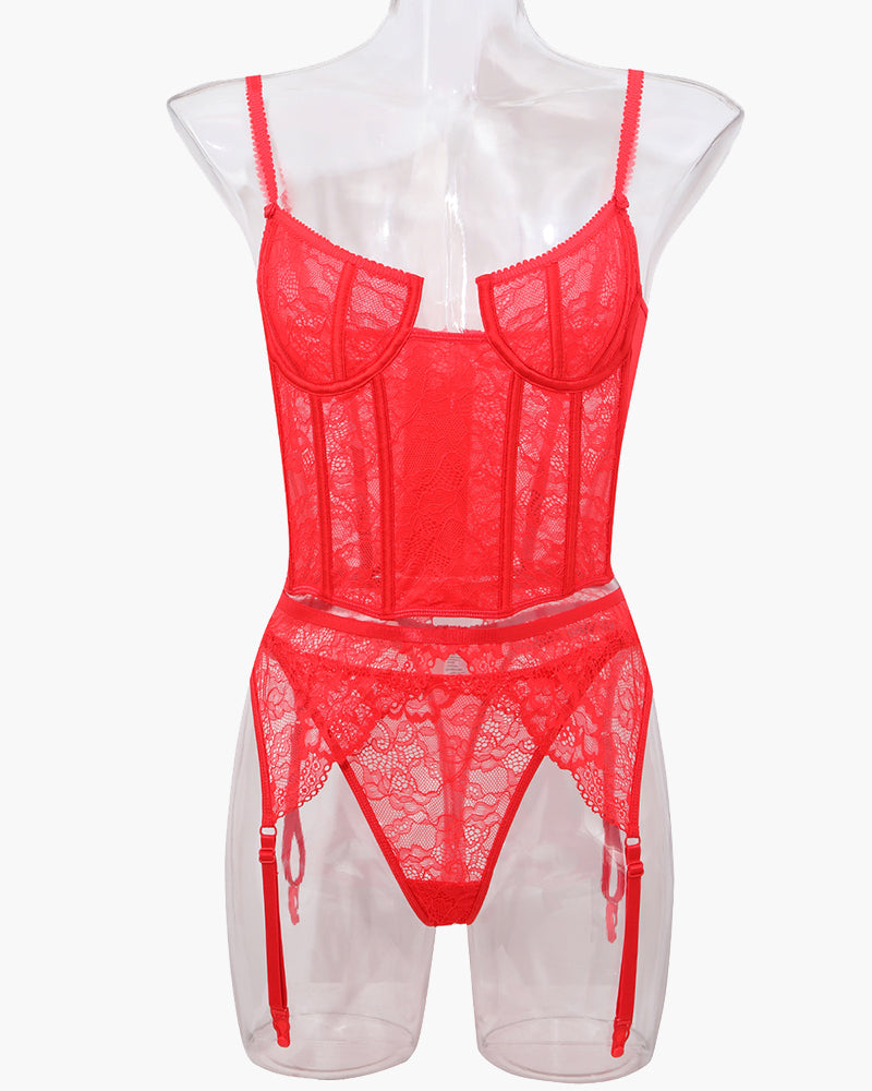 Push Up Corset Bra and Panty Sets Avidlove-Bra Sets - Tophatter Daily Deals