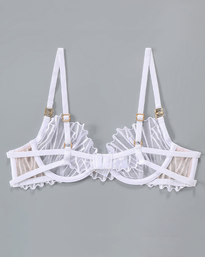 Thin Embroidered Bra Avidlove-Bra - Tophatter Daily Deals