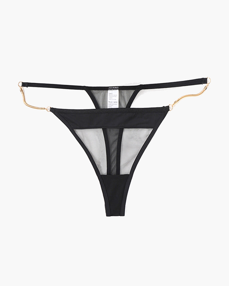 Thin Chain Thong Black Avidlove-Panty - Tophatter Daily Deals