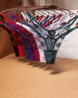 Rose Embroidery Thong Mesh Panties Avidlove-Panty - Tophatter Daily Deals