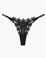 Flower Embroidery Mesh Lace Panties Black One Size Avidlove-Panty - Tophatter Daily Deals