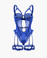 Backless Lace Garter Teddy With Leg Rings Avidlove-Bodysuits - Tophatter Daily Deals