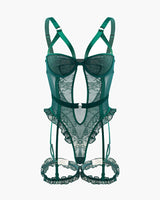 Backless Lace Garter Teddy With Leg Rings Avidlove-Bodysuits - Tophatter Daily Deals