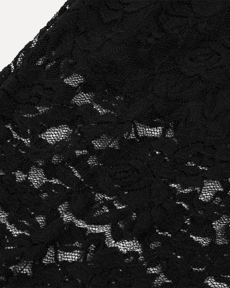 Plunge Neck Halter Lace Two-piece Set Avidlove-Skirt Set - Tophatter Daily Deals