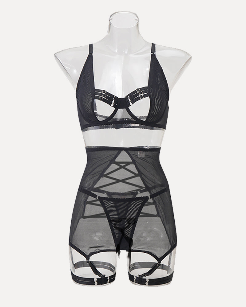 Hollow Out Tops and Skirt Sets with Gloves Avidlove-Skirt Set - Tophatter Daily Deals