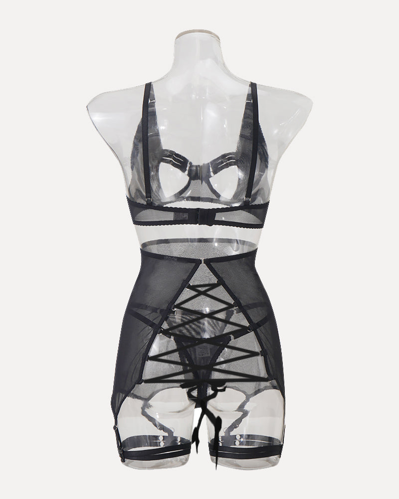 Hollow Out Tops and Skirt Sets with Gloves Avidlove-Skirt Set - Tophatter Daily Deals
