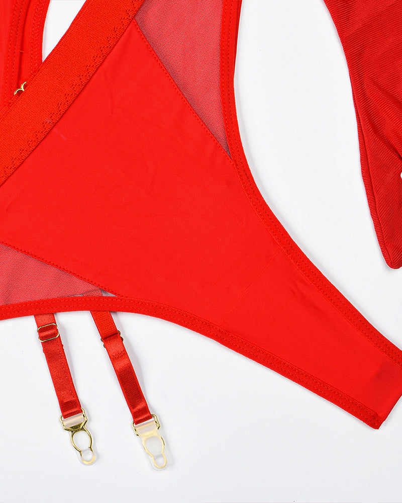 Exotic Gloves Mesh Lingerie Sets Avidlove-Bra Sets - Tophatter Daily Deals