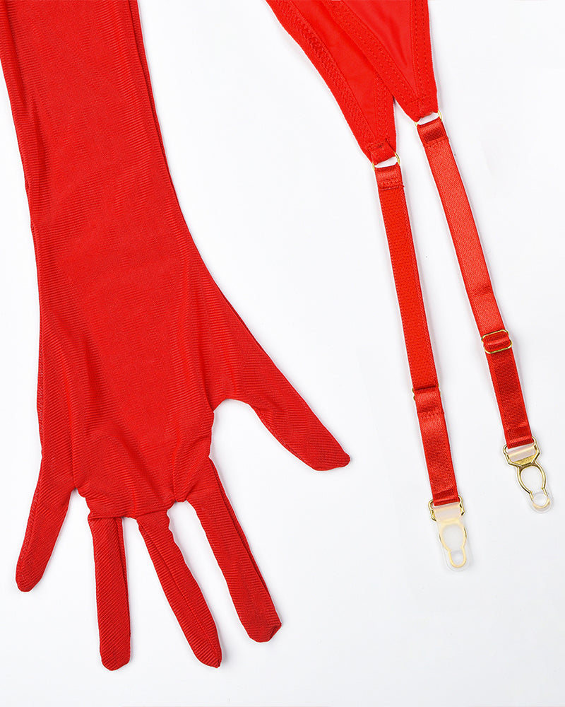 Exotic Gloves Mesh Lingerie Sets Avidlove-Bra Sets - Tophatter Daily Deals
