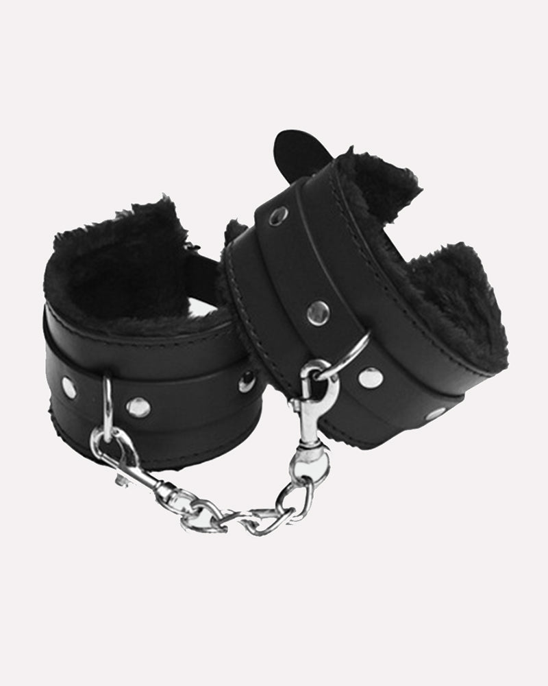 Plush Wrist Brace Leather Handcuffs Avidlove-Accessory - Tophatter Daily Deals