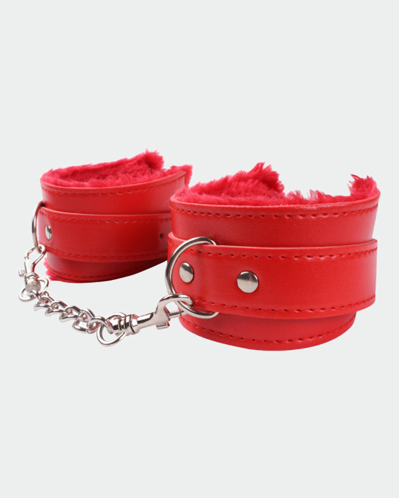 Plush Wrist Brace Leather Handcuffs Avidlove-Accessory - Tophatter Daily Deals