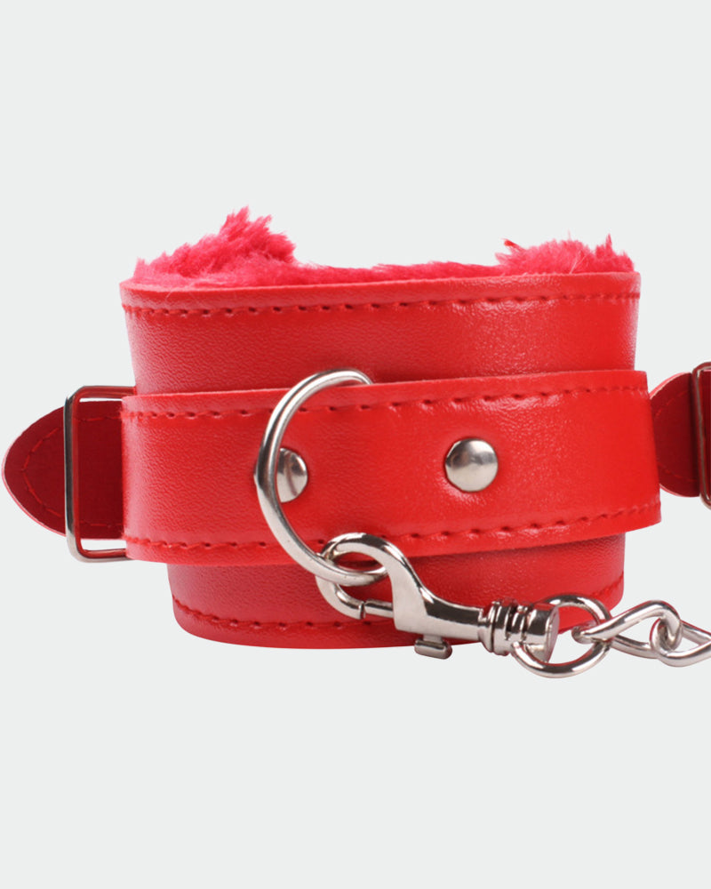 Plush Wrist Brace Leather Handcuffs Avidlove-Accessory - Tophatter Daily Deals